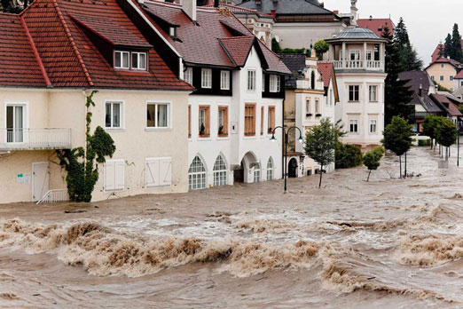 Überschwemmungen in Europa