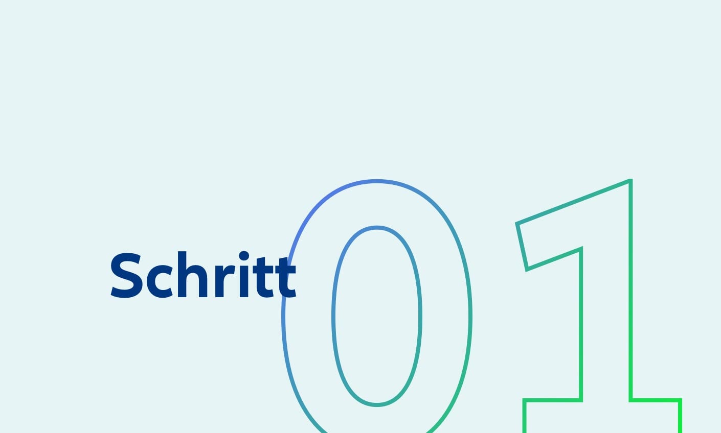 Schritt 01