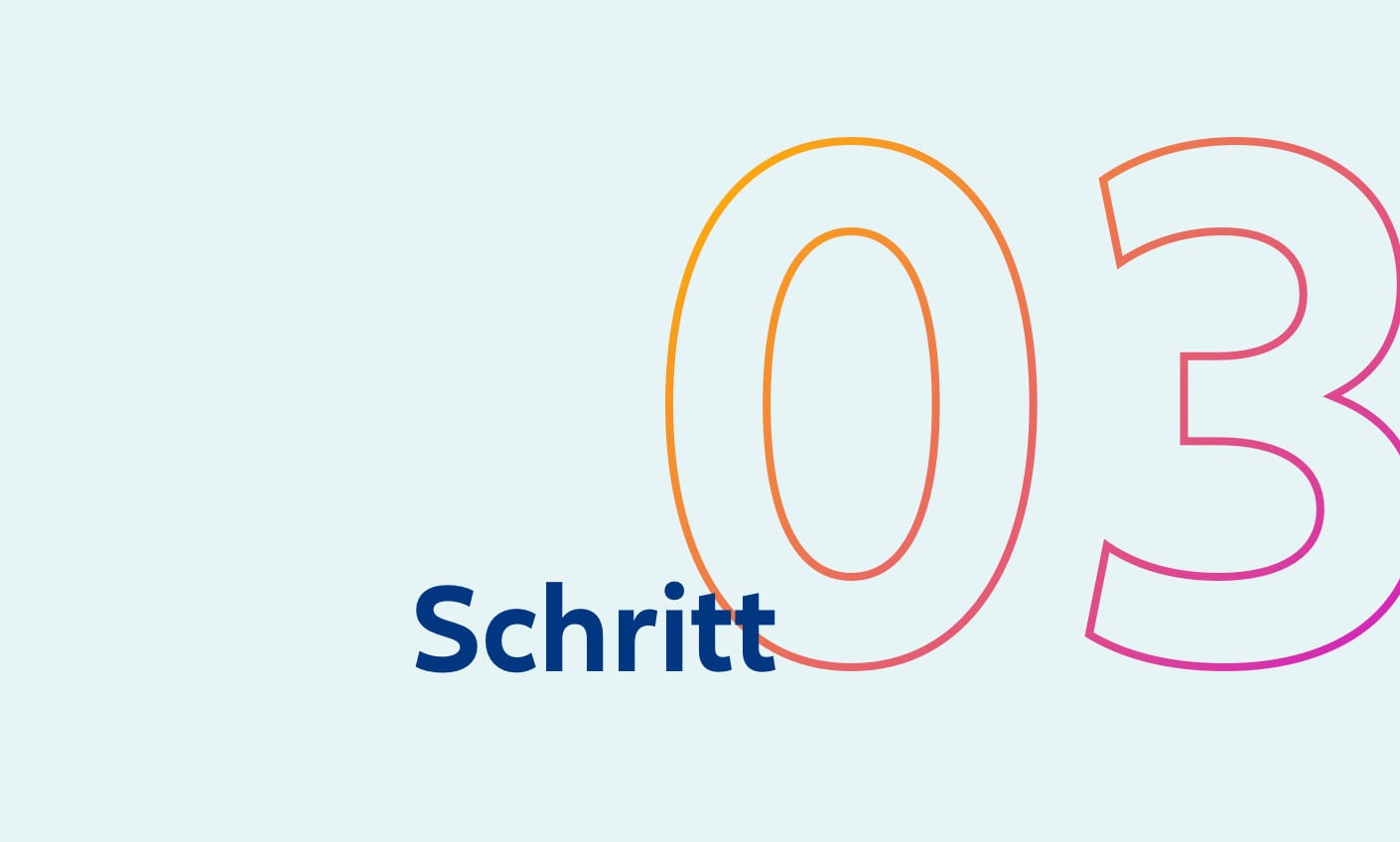 Schritt 03