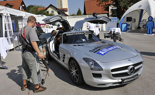 Das Mercedes SLS AMG – Safety car der Formel 1