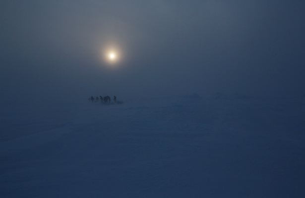 Die Arktis empfing die Gruppe mit Temperaturen bis zu -32 Grad Celsius. 