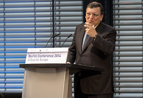 José Manuel Barroso, Präsident der Europäischen Kommission, in seiner Keynote-Rede: "Wir können kein Europa bauen, das nur auf den Verantwortlichkeiten der europäischen Institutionen basiert. Wir müssen Europa für die Bürger Realität werden lassen."