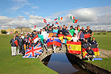  Drittes Allianz Golf Camp in St. Andrews Links mit Paul McGinley, Moritz und Karolin Lampert
