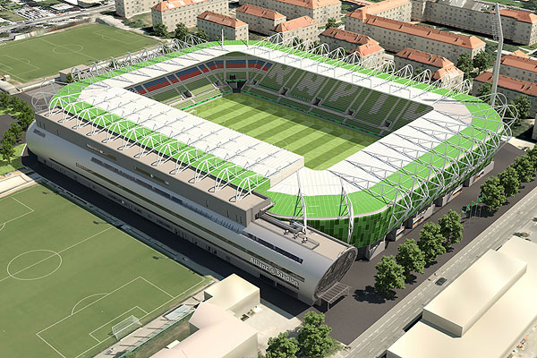 Allianz Stadion öffnet in Wien  