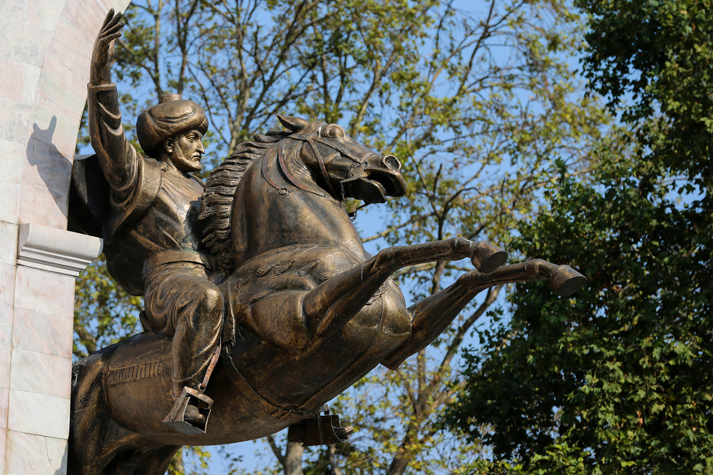 Statue des Sultans Mehmed II im Fatih Park, Istanbul