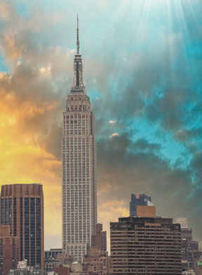 Das Empire State Building ist eines von drei Gebäuden, das länger als ein Jahrzehnt als das höchste der Welt galt