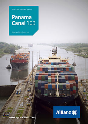 Aktuelle Studie, „Panama Canal 100: Shipping Safety and Future Risks“, der Allianz Global Corporate & Specialty. 