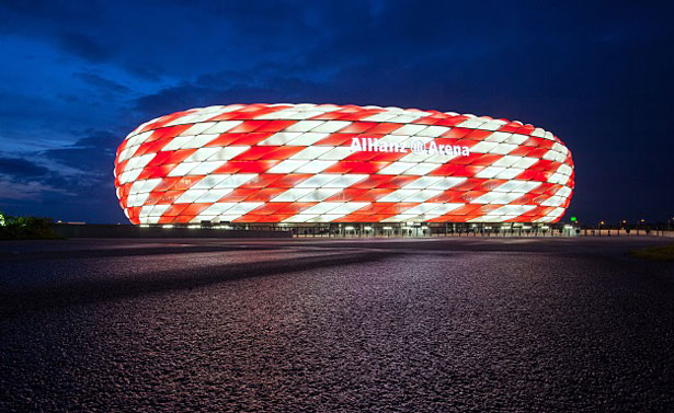 Die Allianz Arena heißt Kroatien in der EU willkommen
