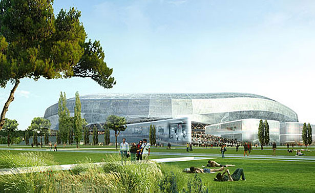 Neues Allianz Stadion in Nizza