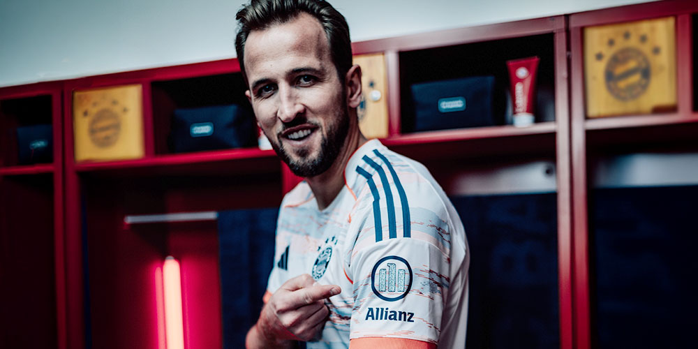 The photograph of Harry Kane