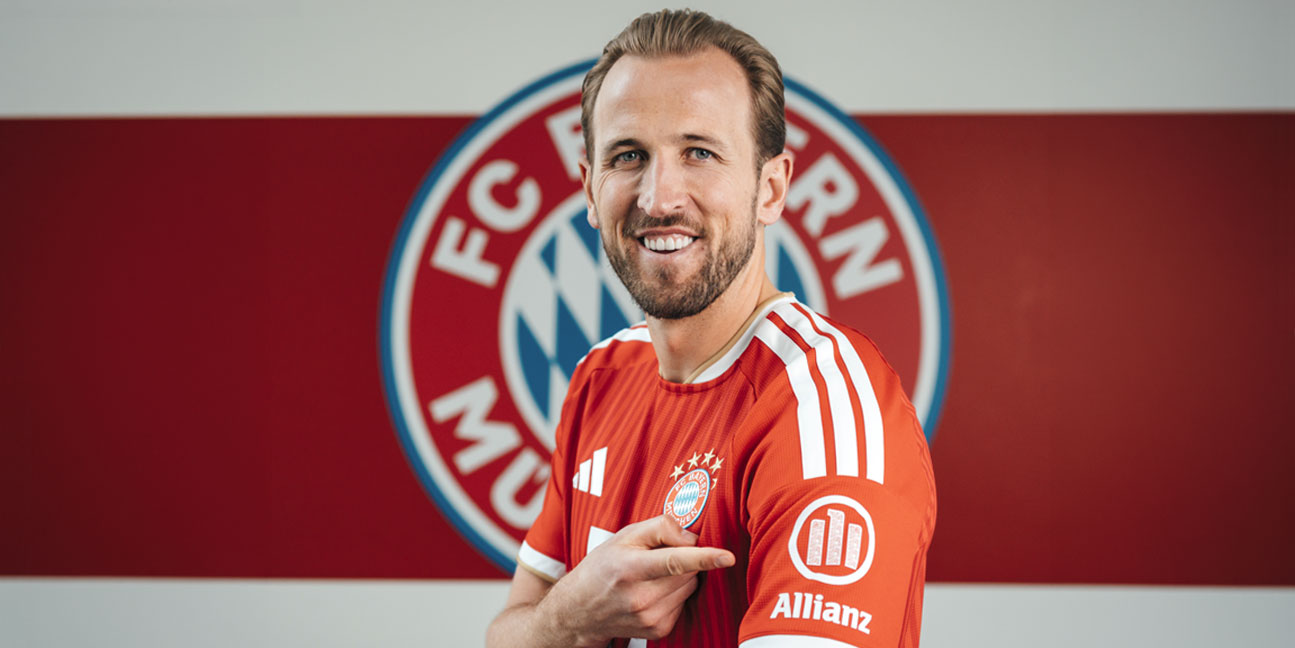 The photograph of Harry Kane
