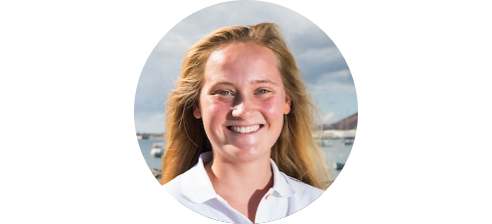 Portrait of Willemijn Offerman, Olympic sailer from Netherlands
