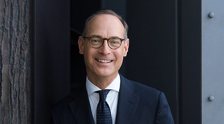 Portrait von Oliver Bäte, Vorsitzender des Vorstands der Allianz SE (CEO)