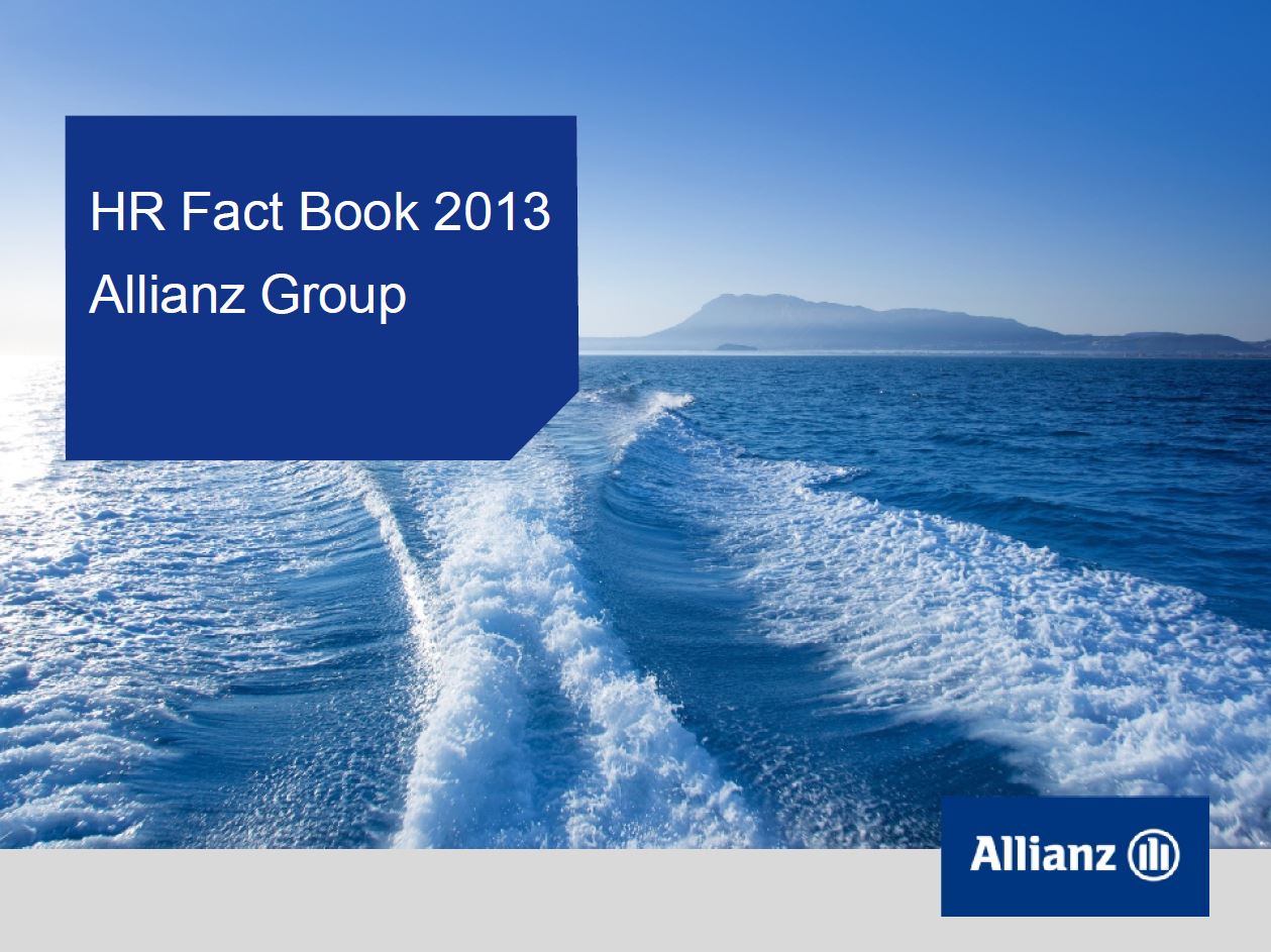 Allianz HR Fact Book 2013 - Cover