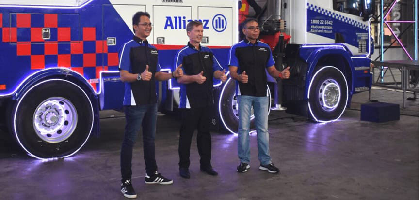 Malaysia's first roadside assistance for Allianz Goods Carrying Vehicles