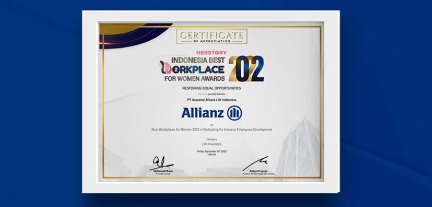 Certificate for the Best Workplace for Women 2022