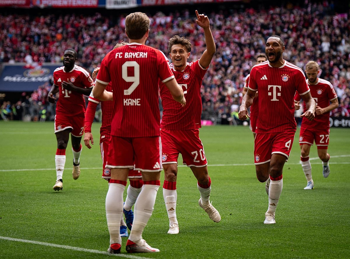 The photograph of Allianz Arena