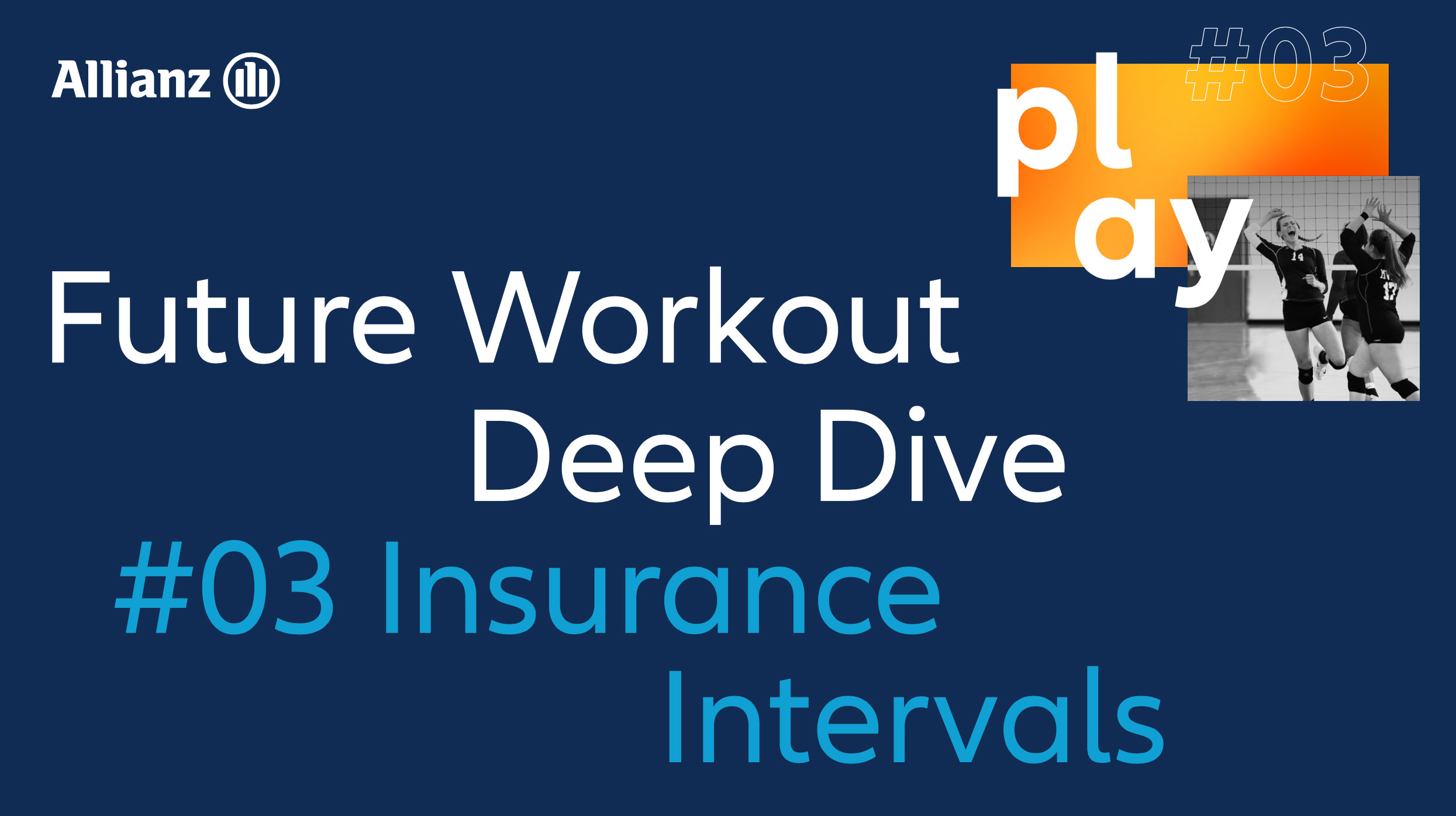 PDF title cover saying Future Workout Deep Dive #03 Insurance Intervals