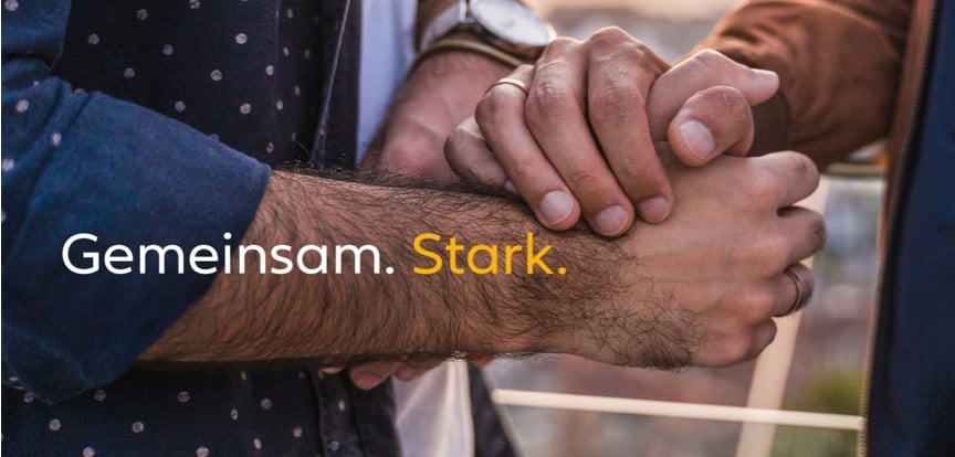 Allianz Germany shares message of solidarity and inclusion. Together we are strong