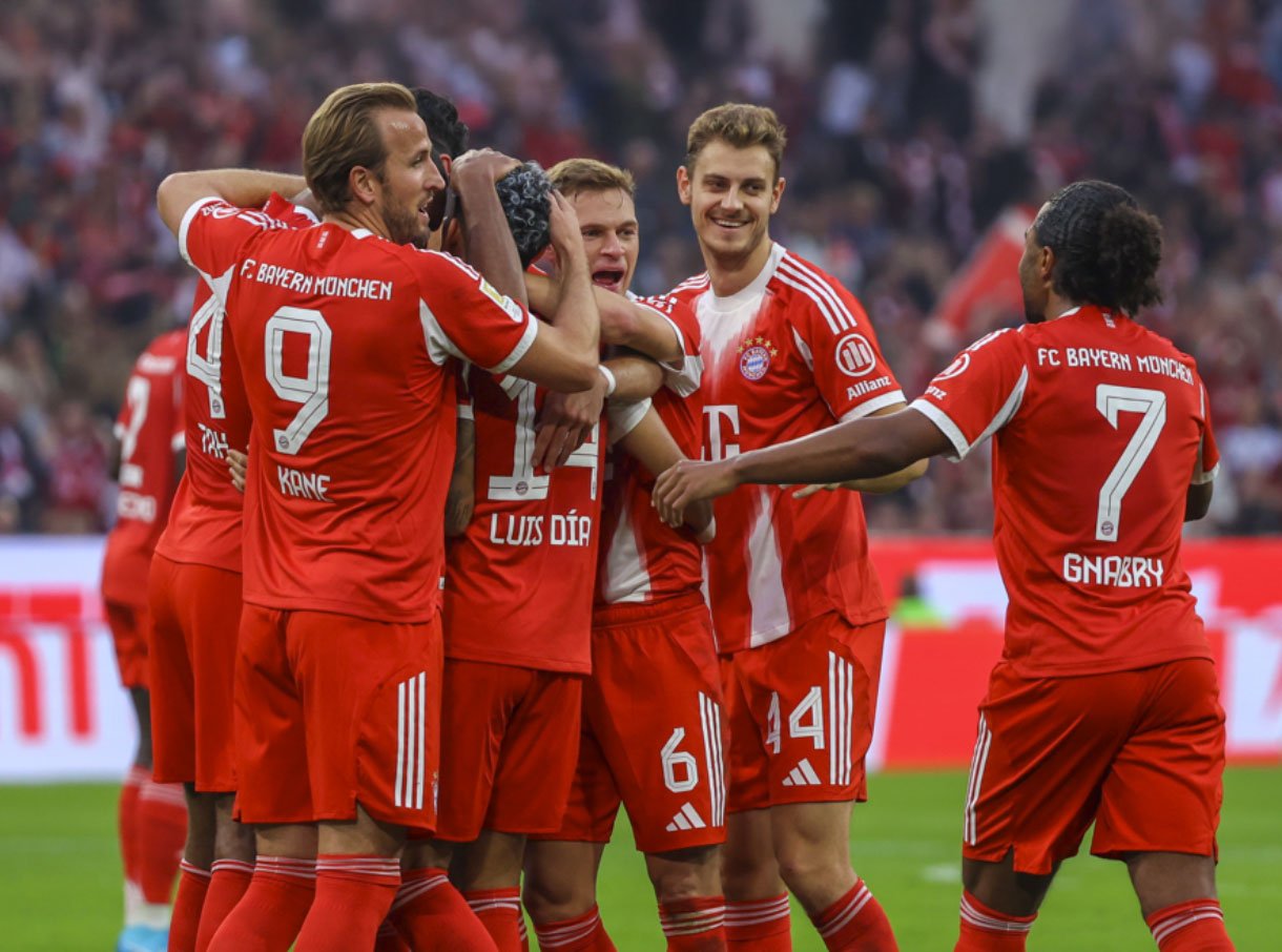 The photograph of Allianz Arena