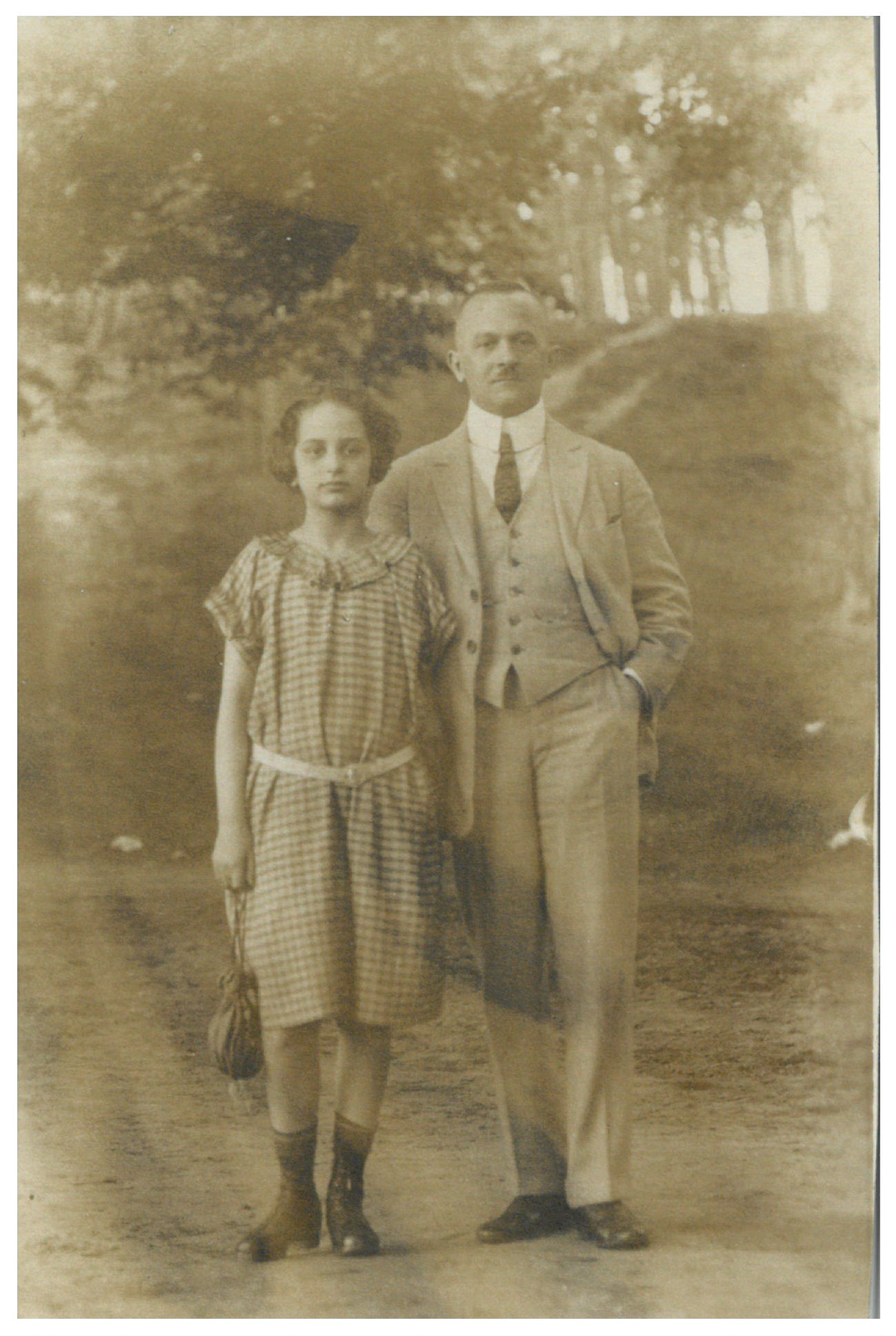 Martin Lachmann and his daughter Ruth, the mother of Peter Haas