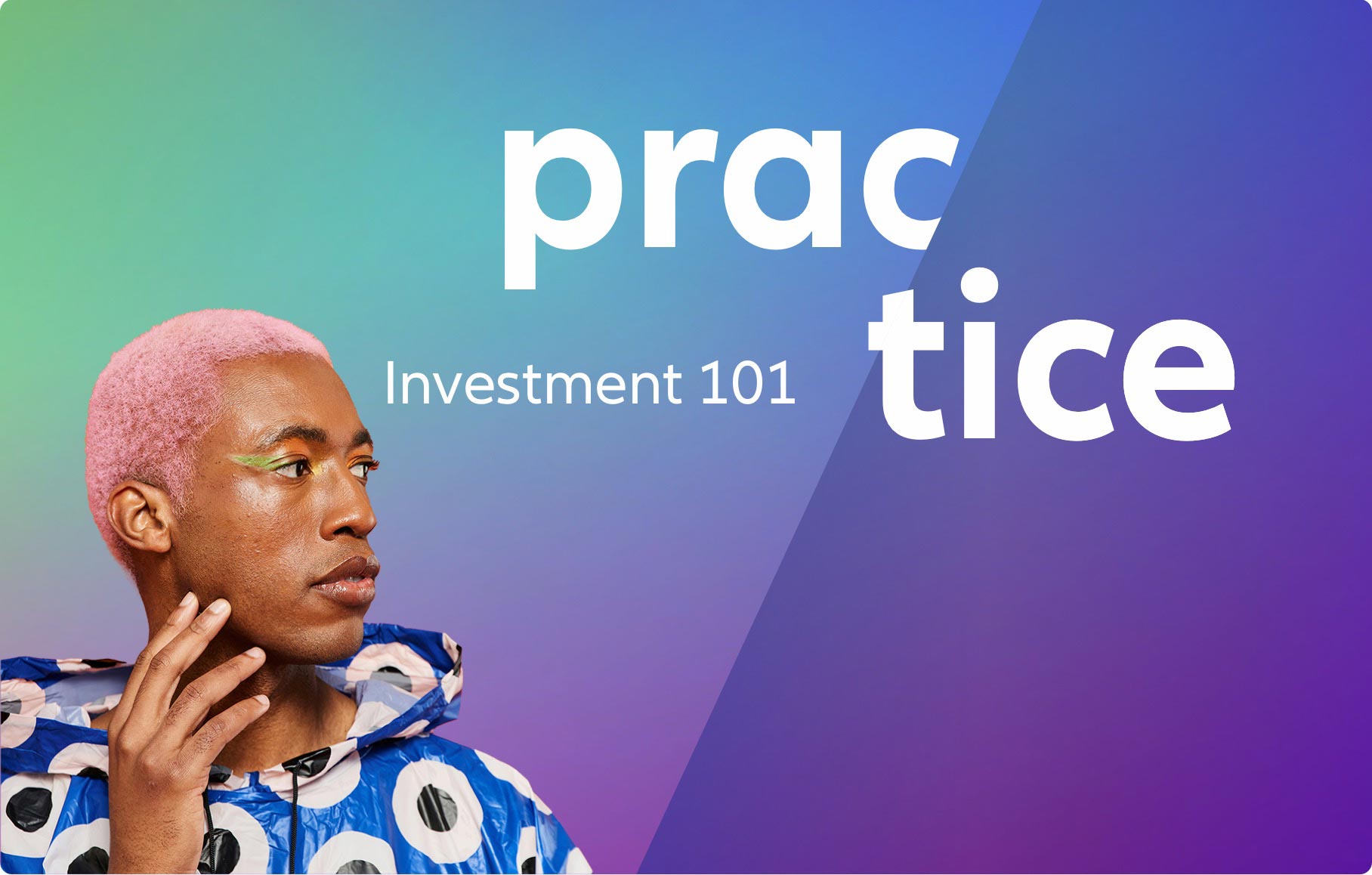 Young man looking confident to practice investment 101