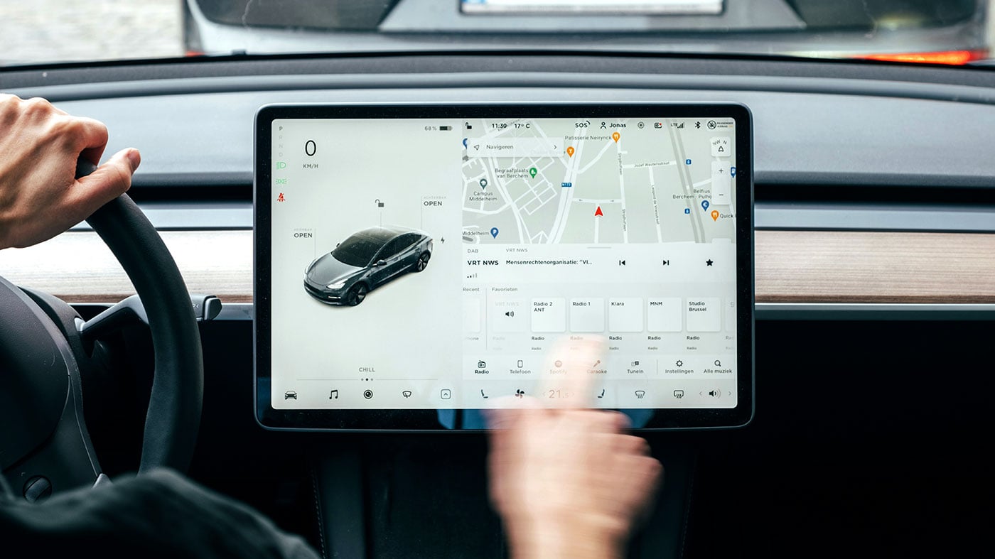Autonomous cars driving on a highway