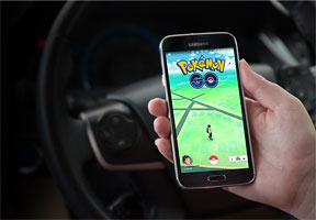 “Pokémon Go” while driving?
