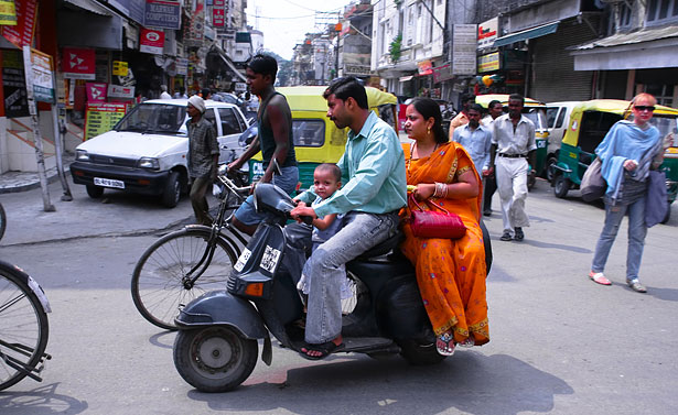 Overall, the global fatality risk per mile traveled is highest for powered two-wheelers, pedestrians and cyclists. (Source: Paul Prescott / Shutterstock.com)