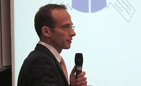 Michael Bruch from industrial insurer Allianz Global Corporate & Specialty lecturing at Fondazione Bassetti last fall
