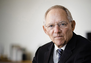 German Finance Minister Wolfgang Schäuble