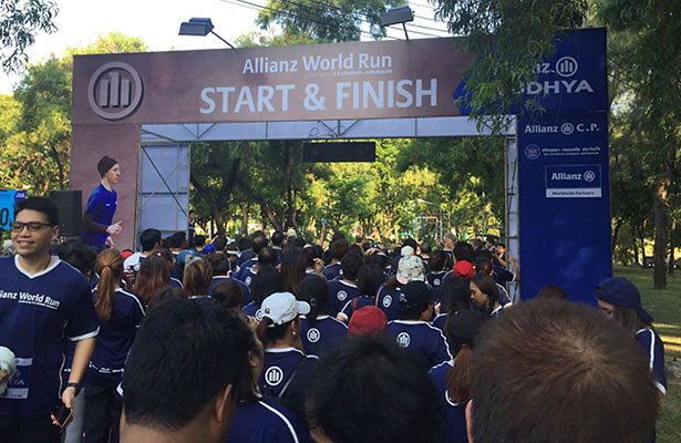 Thailand: local Allianz World Run kick-off