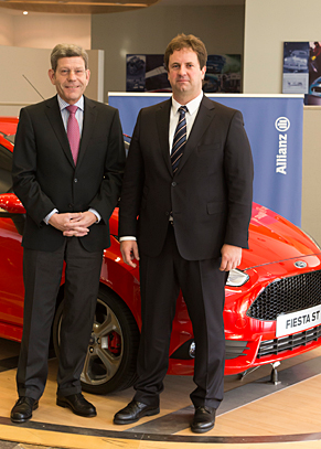Karsten Crede, CEO of Allianz Global Automotive, and Bernhard Mattes, Chairman of the Board of Management at Ford-Werke GmbH