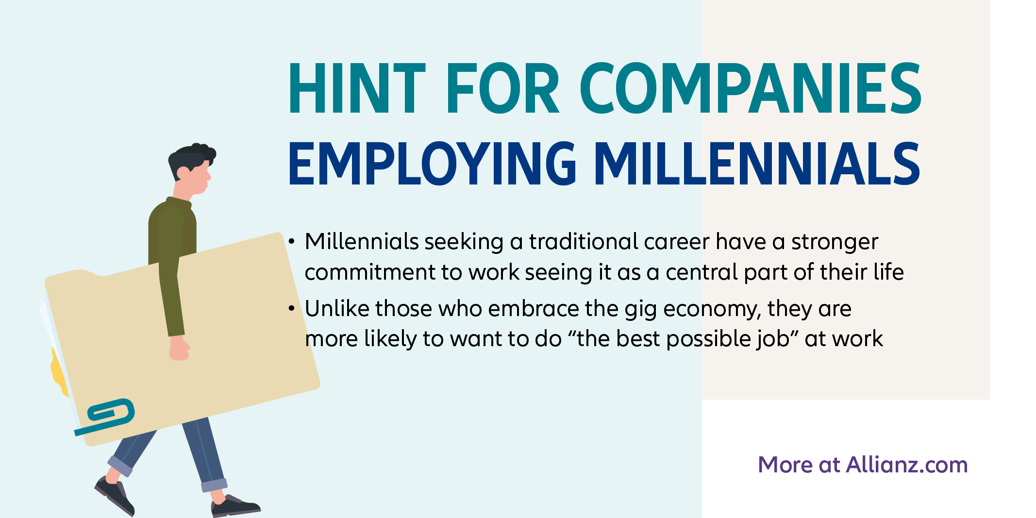 Hint for companies employing millennials