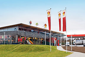 Tank & Rast is Germany’s largest and leading owner and concessionaire of a network of motorway service areas providing essential services to 500 million visitors each year. Service area Brohltal East.