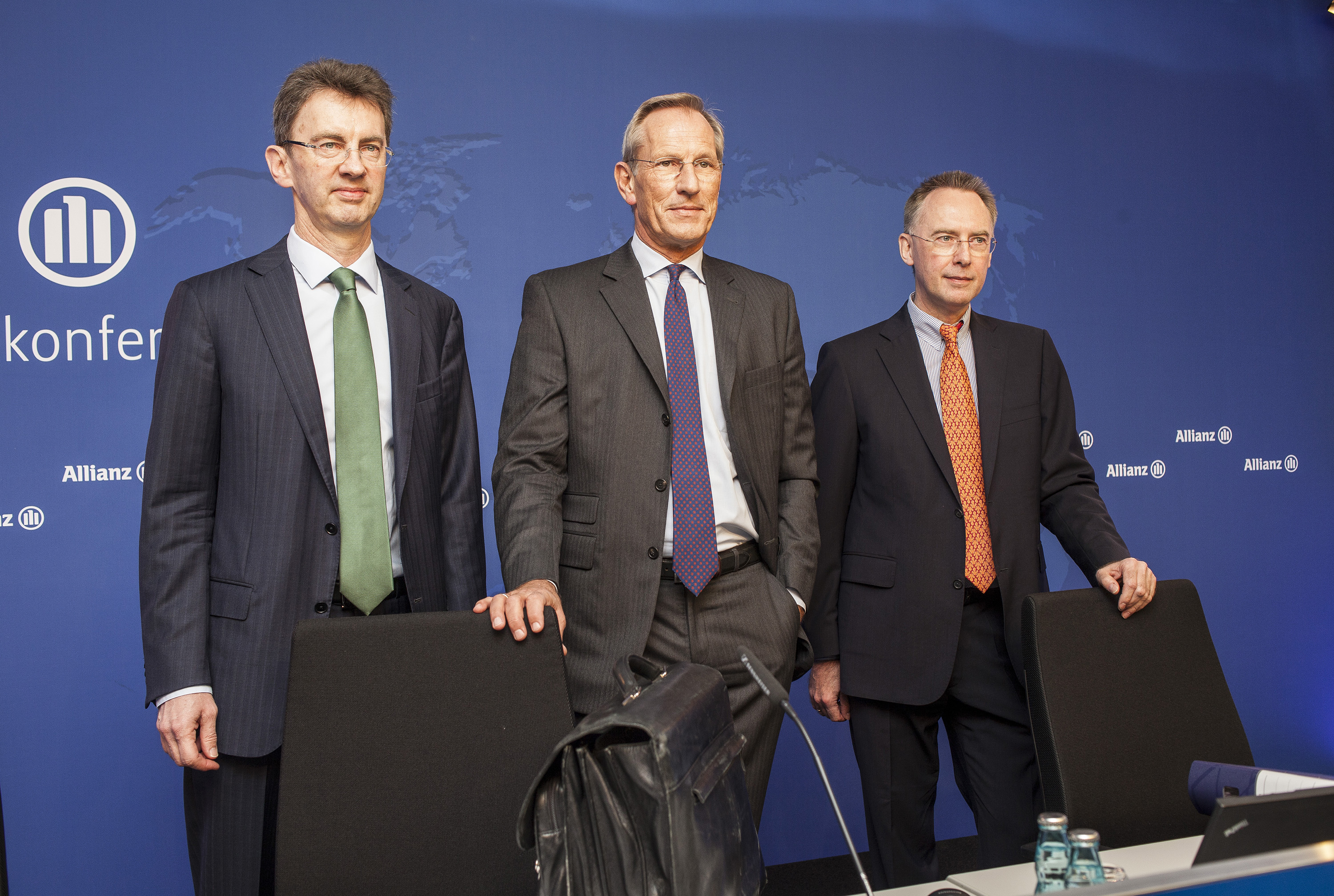 Maximilian Zimmerer, Michael Diekmann, Dieter Wemmer (from left)