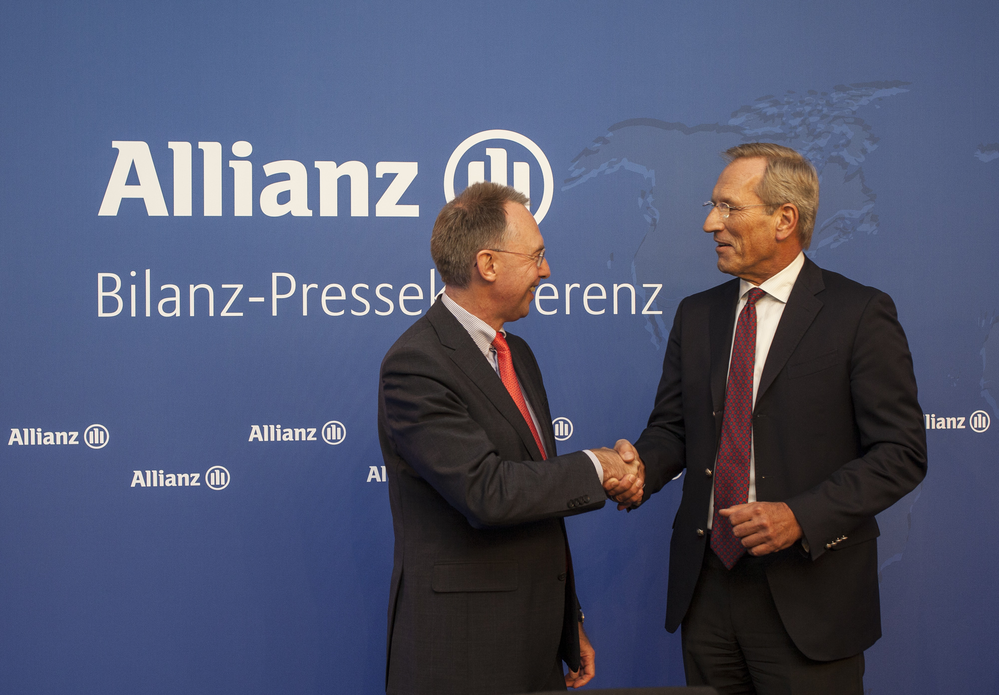 Allianz Board Member Dieter Wemmer and CEO Michael Diekmann (from left)