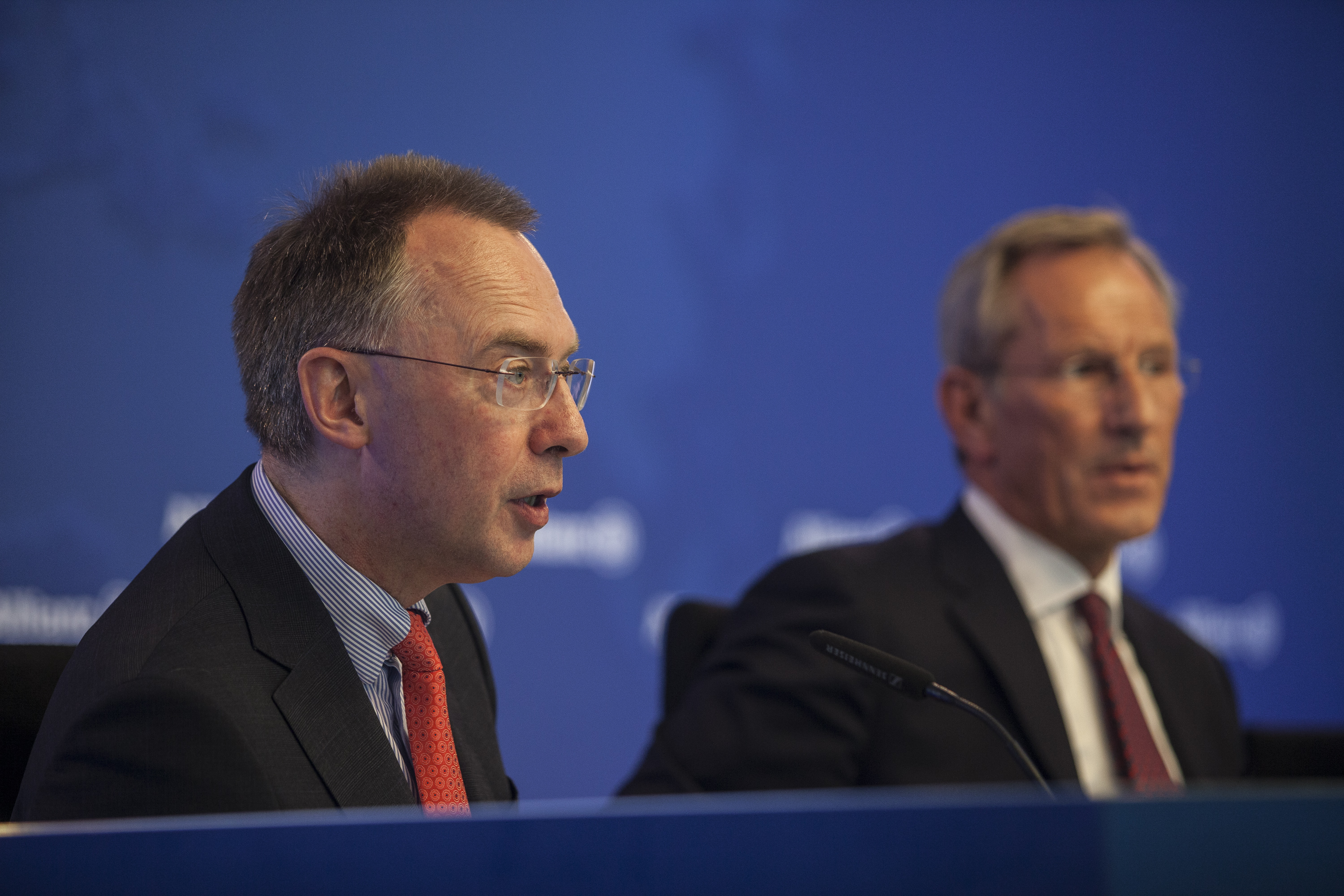 Allianz Board Member Dieter Wemmer and CEO Michael Diekmann (from left)