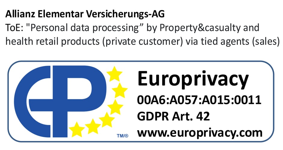Europrivacy certificate
