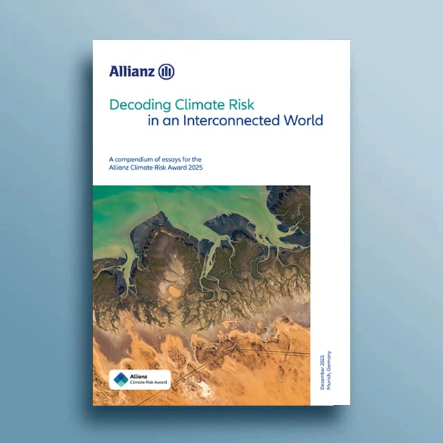 The cover image of Allianz Climate Risk Award 2025 PDF document