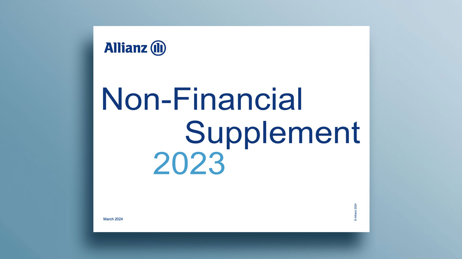 Non Financial Supplemen 2022 – Cover